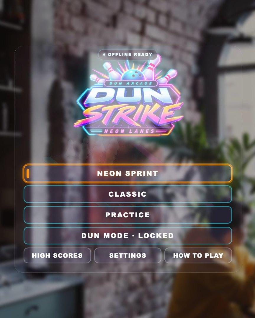 DUN STRIKE: Neon Lanes screenshot