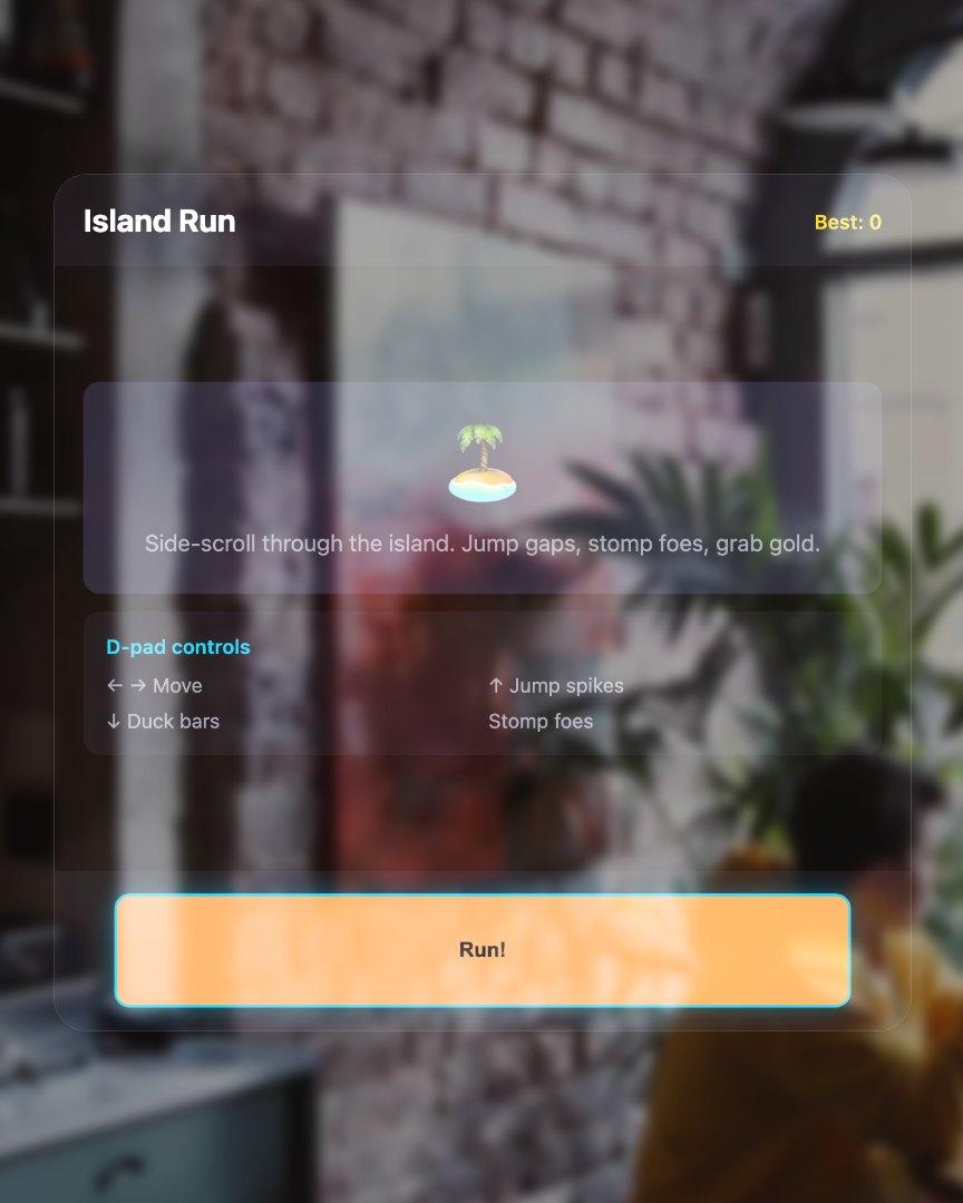 Island Run screenshot