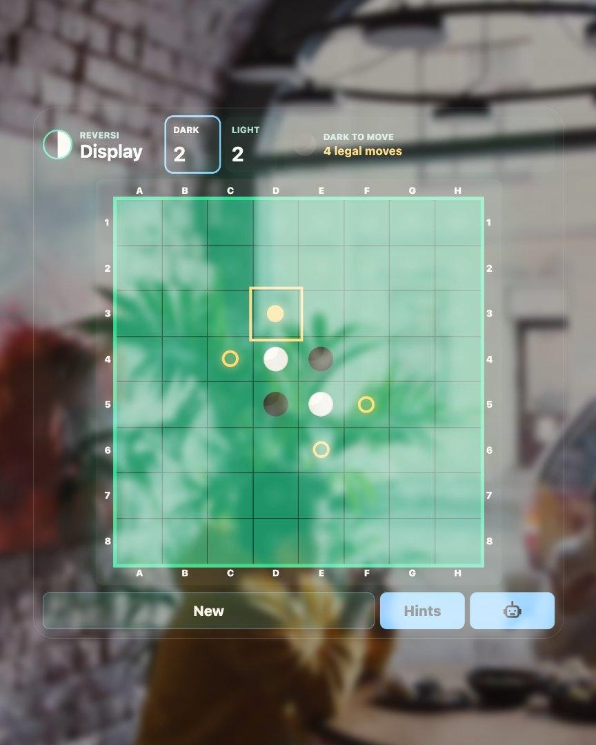 Reversi screenshot