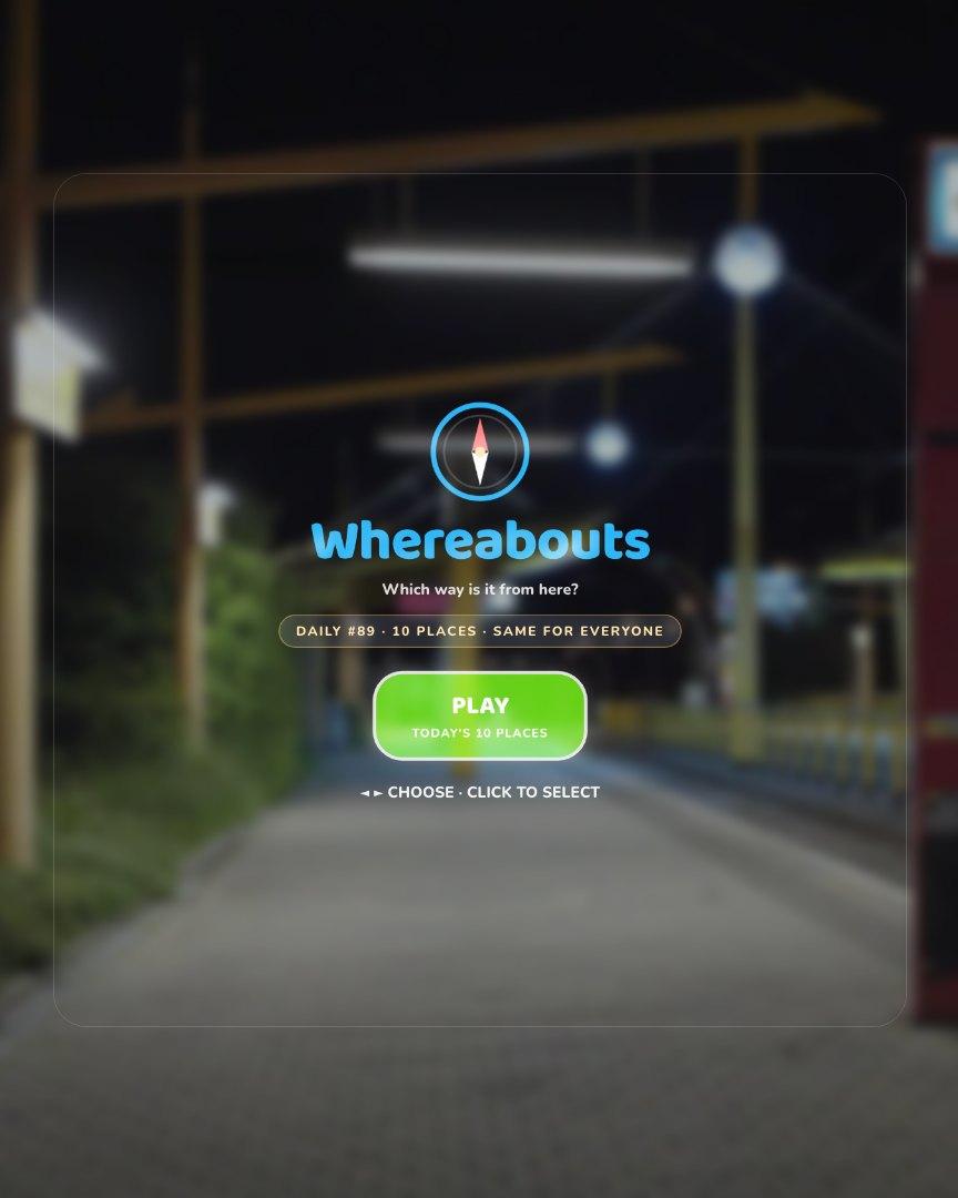 Whereabouts screenshot