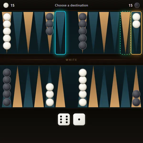 Backgammon screenshot