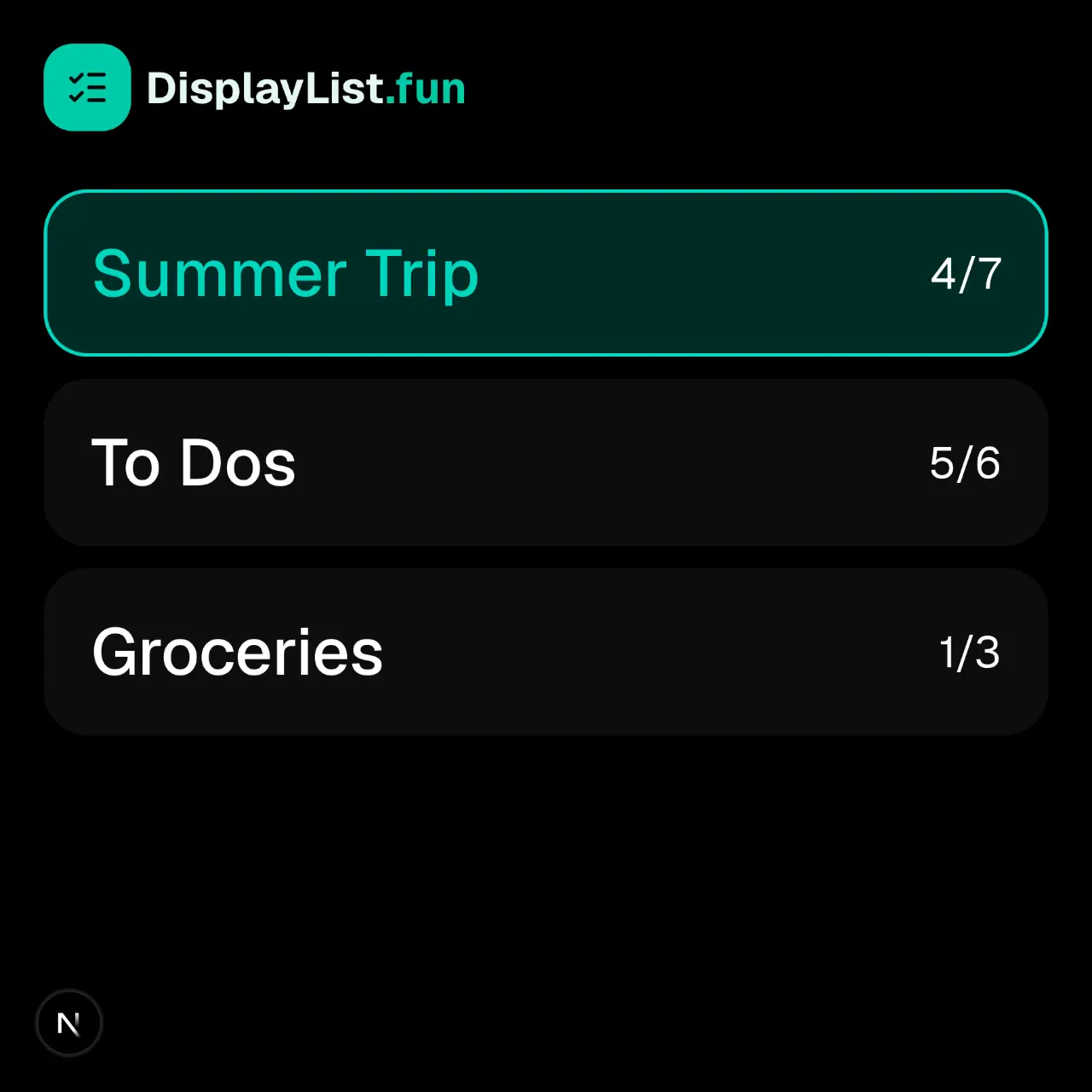 DisplayList screenshot 2