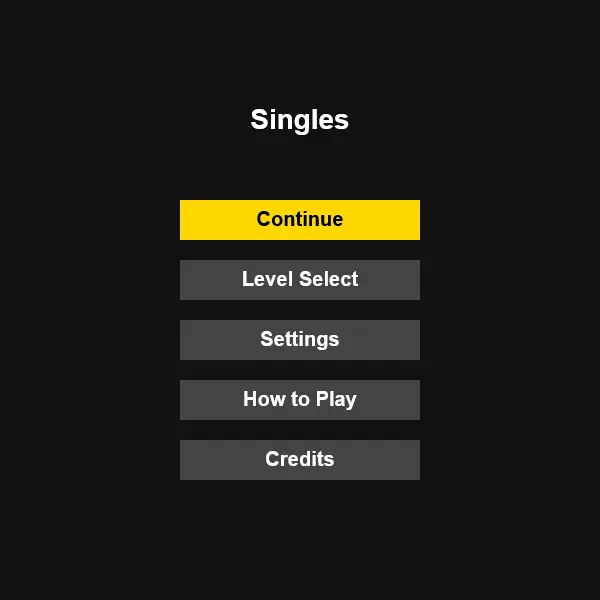 Singles screenshot