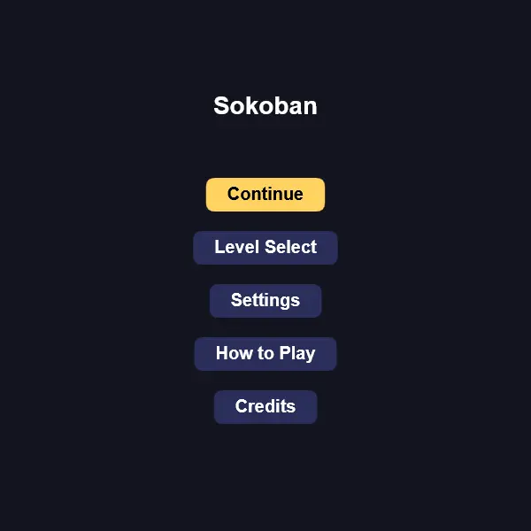 Sokoban screenshot