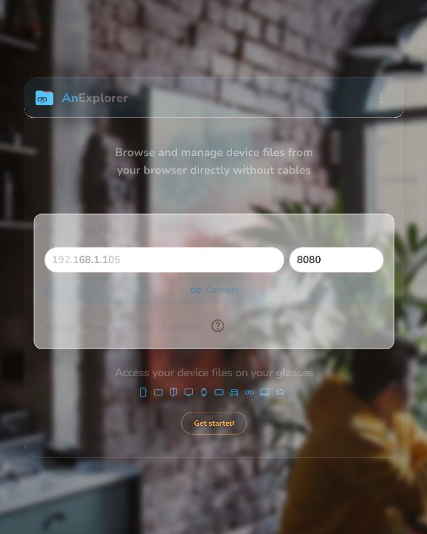 AnExplorer Glasses File Manager screenshot