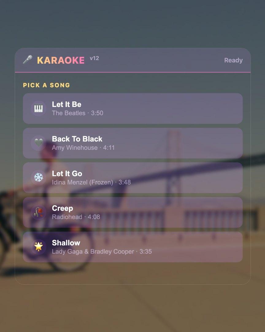 Karaoke screenshot