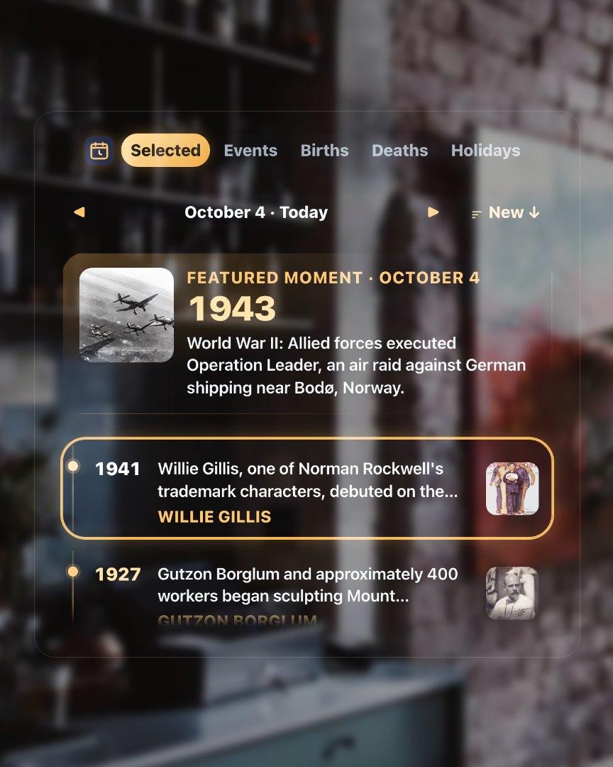 On This Day screenshot