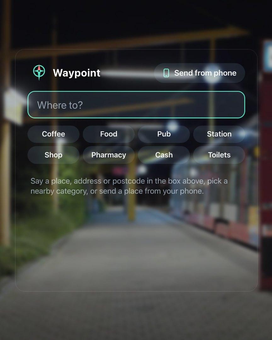 Waypoint screenshot